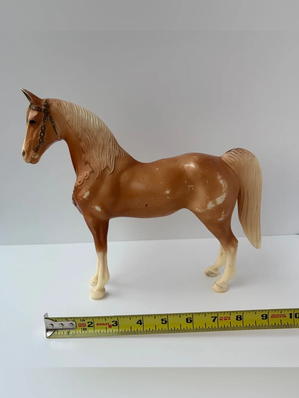 Vintage Breyer Western Pony - Palomino w/ Molded Bridle & Breast Collar